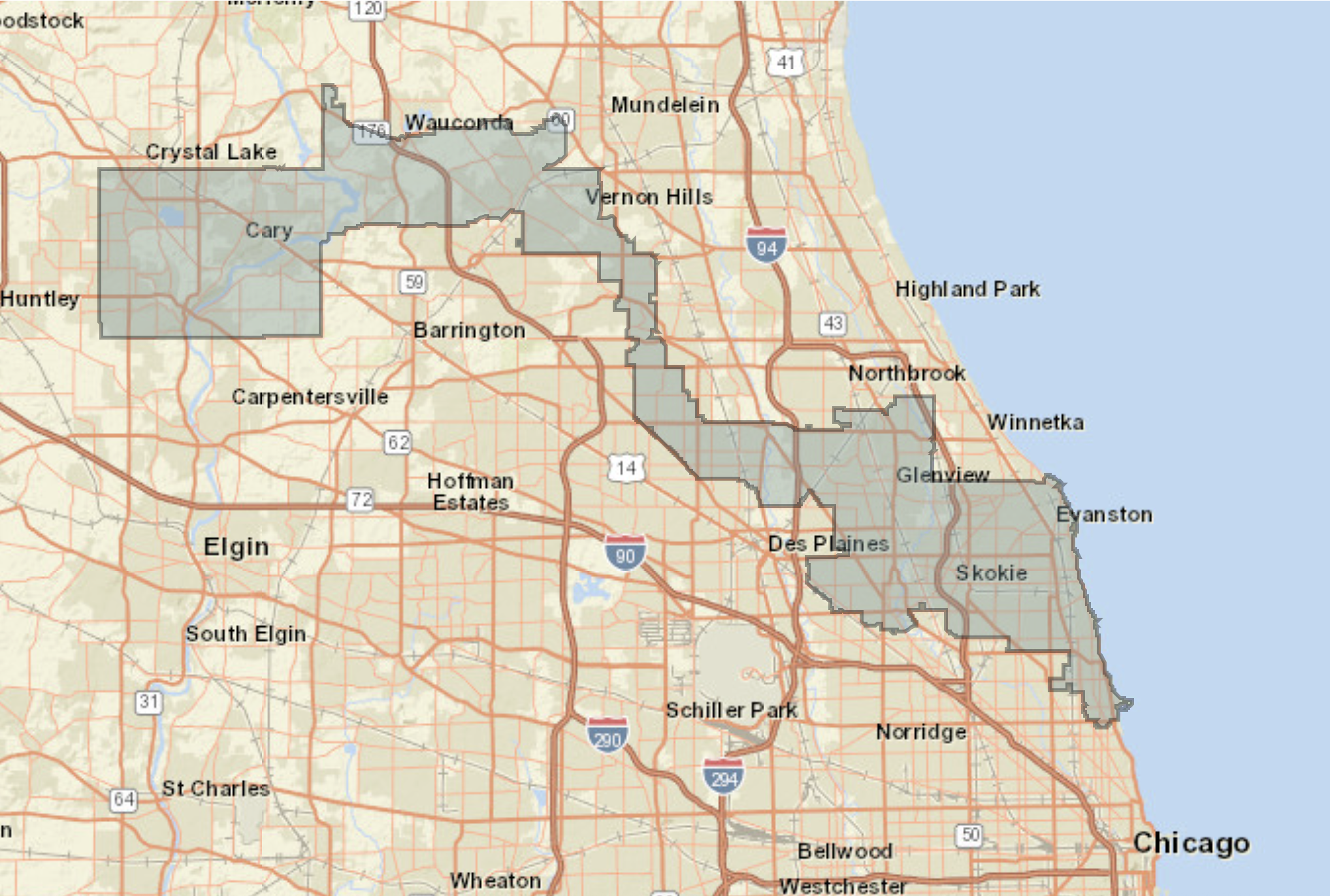 Illinois 9th Congressional District Map